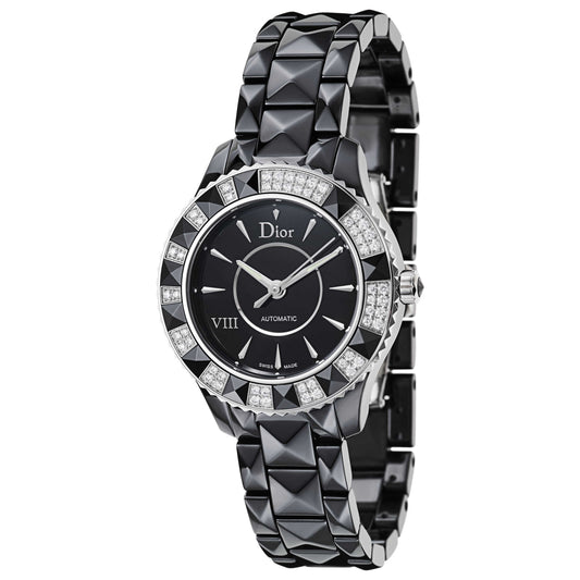 Front view of Christian Dior VIII Women's Automatic Watch CD1235E0C001