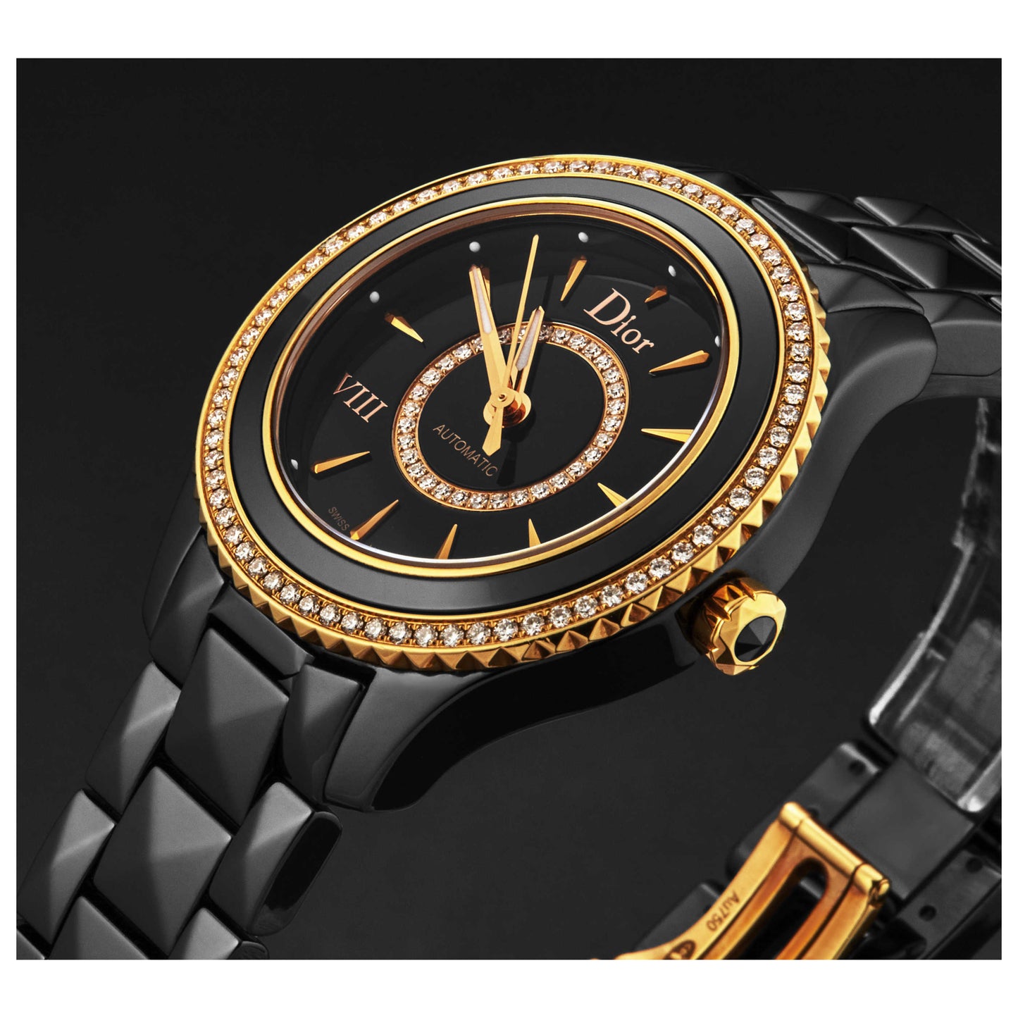 Christian Dior Black VIII Women's Automatic Watch CD1235H0C001 - Image #4