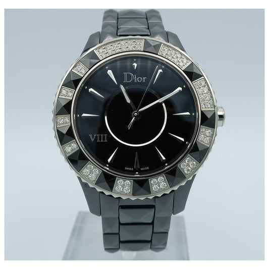 Front view of Christian Dior VIII Women's Swiss Quartz (Battery-Powered) Watch CD1241E0C001-SD