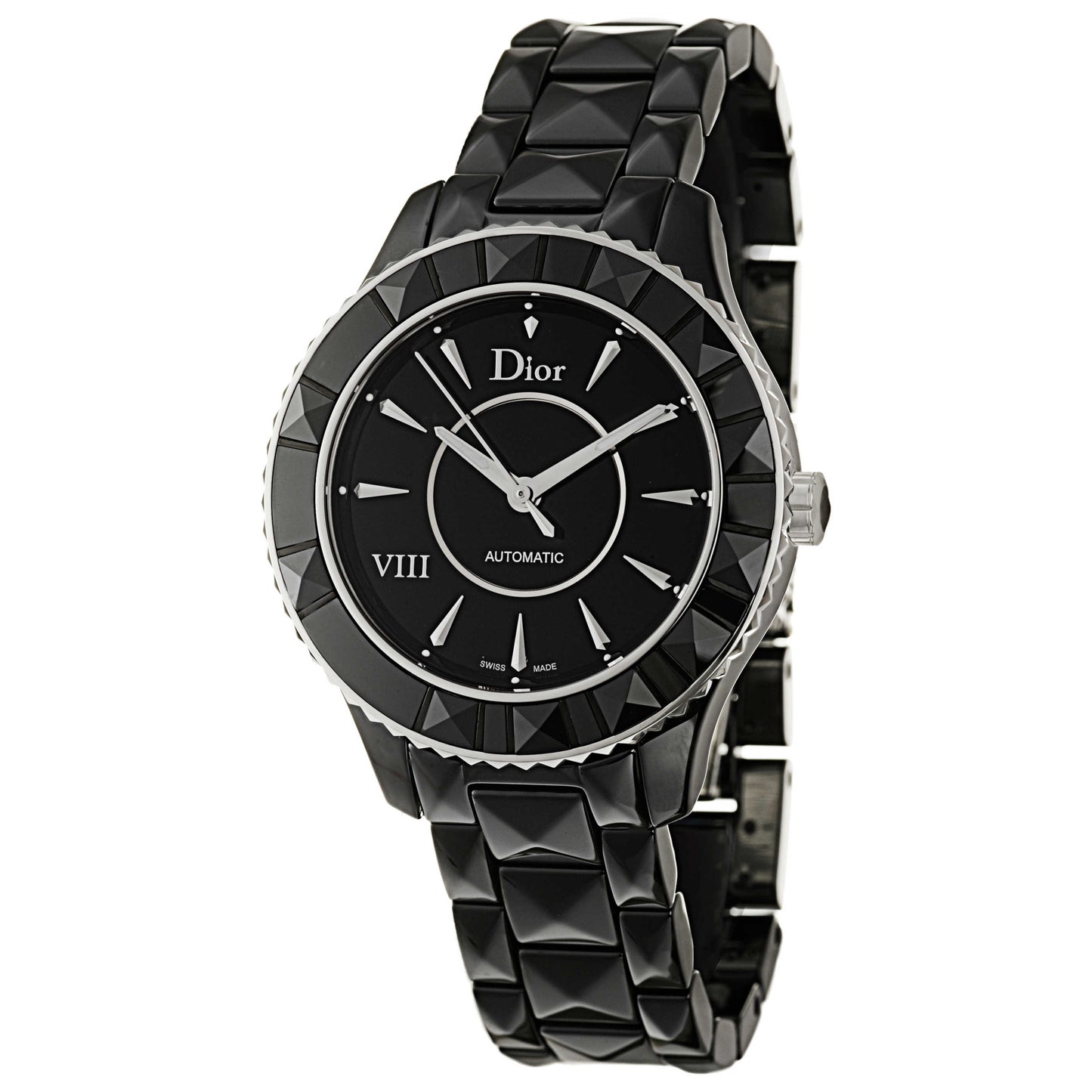 Front view of Christian Dior VIII Women's Automatic Watch CD1245E0C001