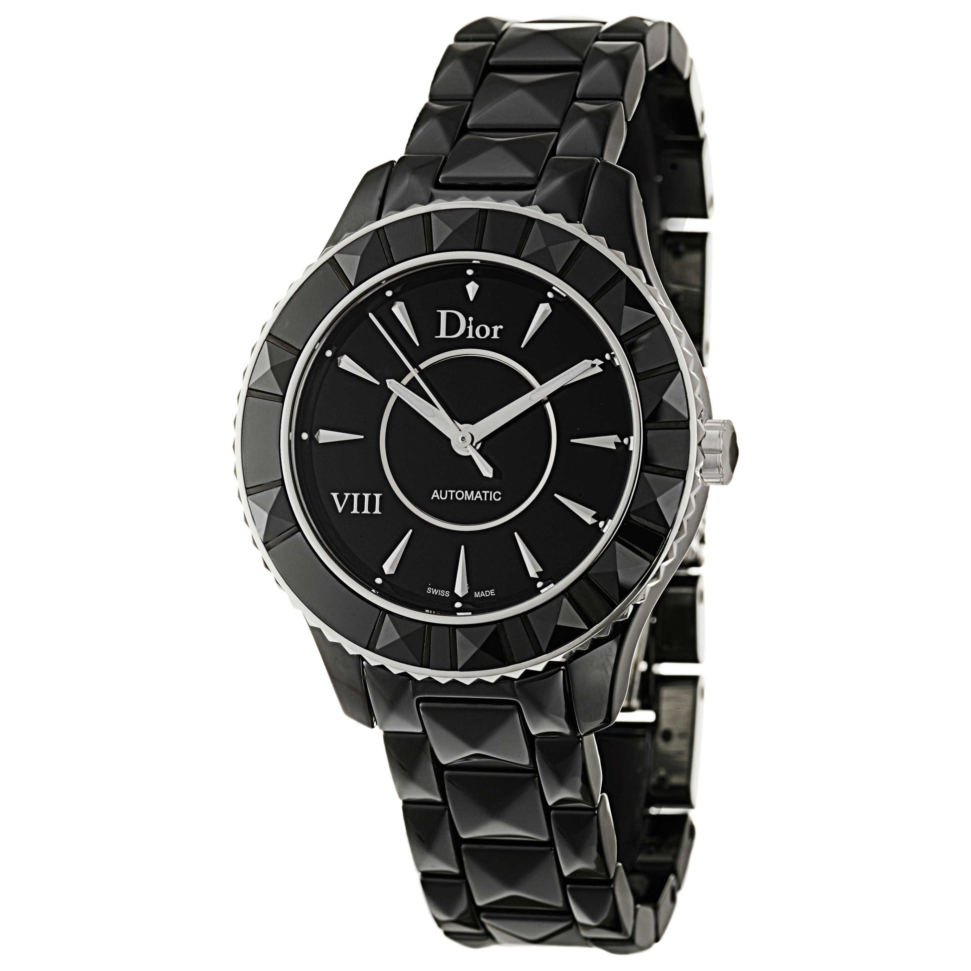 Front view of Christian Dior VIII Women's Automatic Watch CD1245E0C001