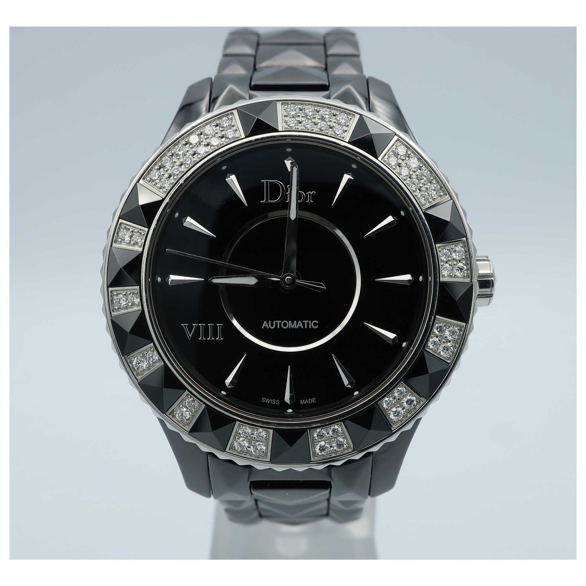 Front view of Christian Dior VIII Women's Automatic Watch CD1245E1C001-SD2B