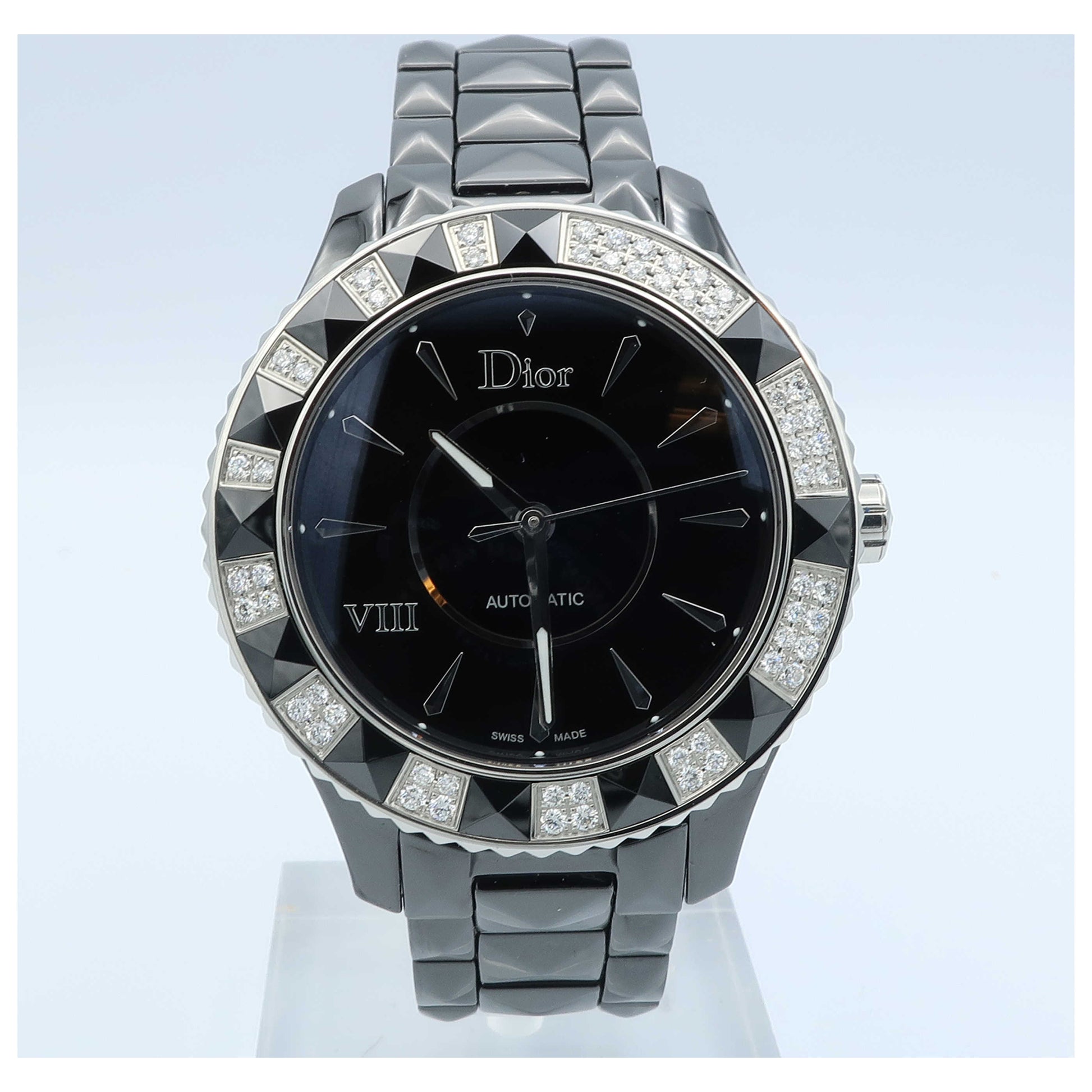 Front view of Christian Dior VIII Women's Automatic Watch CD1245E1C001-SD