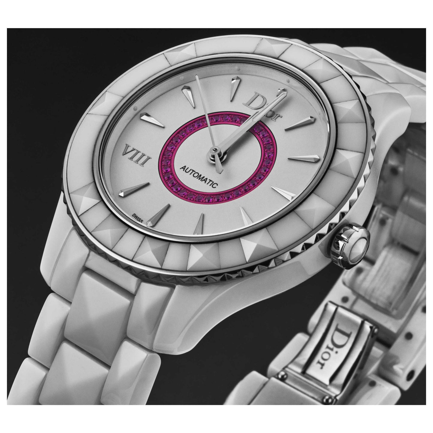 Christian Dior White VIII Women's Automatic Watch CD1245E8C001 - Image #4