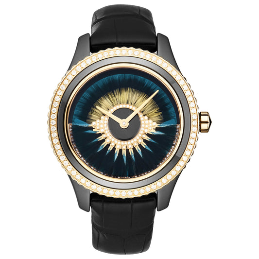 Front view of Christian Dior Grand Ball Women's Automatic Watch CD124BH4A004