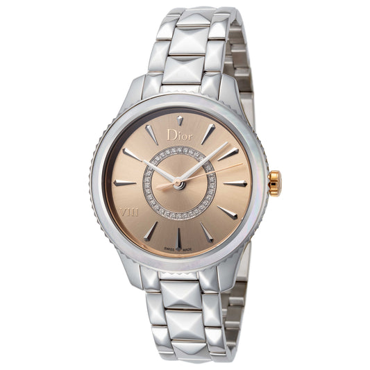 Front view of Christian Dior VIII Women's Quartz Watch CD152110M008