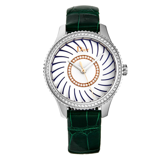 Front view of Christian Dior Montaigne Women's Quartz Watch CD152112A001
