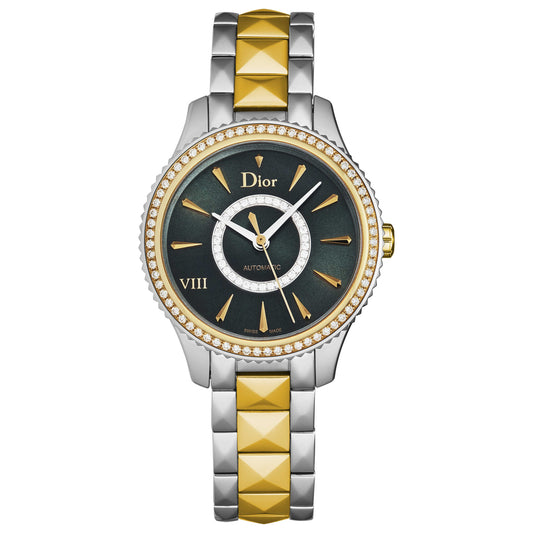 Front view of Christian Dior Montaigne Women's Automatic Watch CD1525I1M001