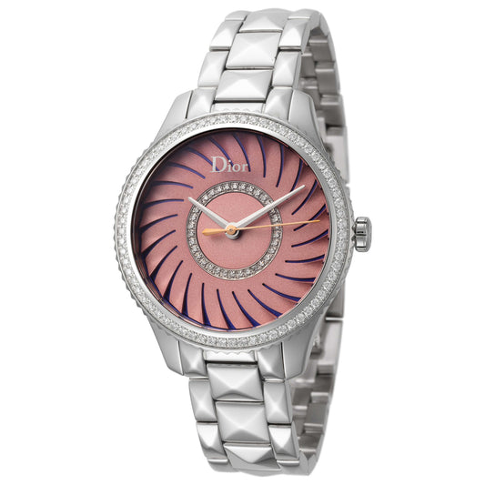 Front view of Christian Dior VIII Women's Quartz Watch CD153113M001