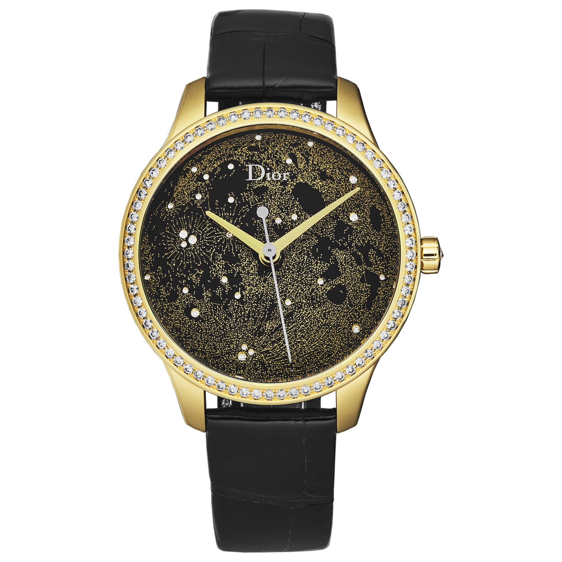 Front view of Christian Dior Montaigne Women's Automatic Watch CD153550A001