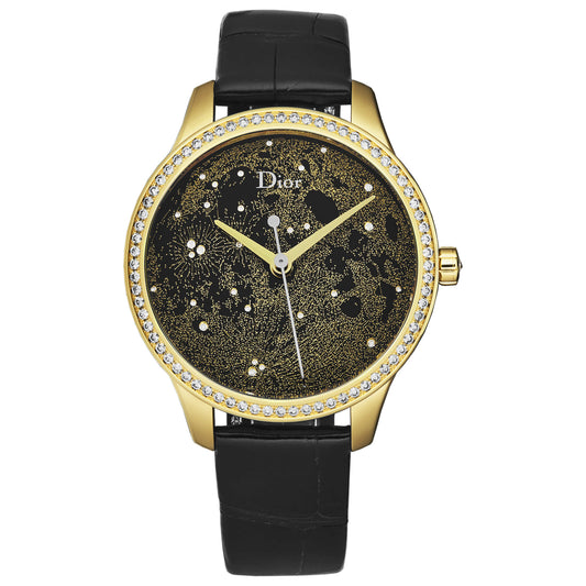 Front view of Christian Dior Montaigne Women's Automatic Watch CD153550A001