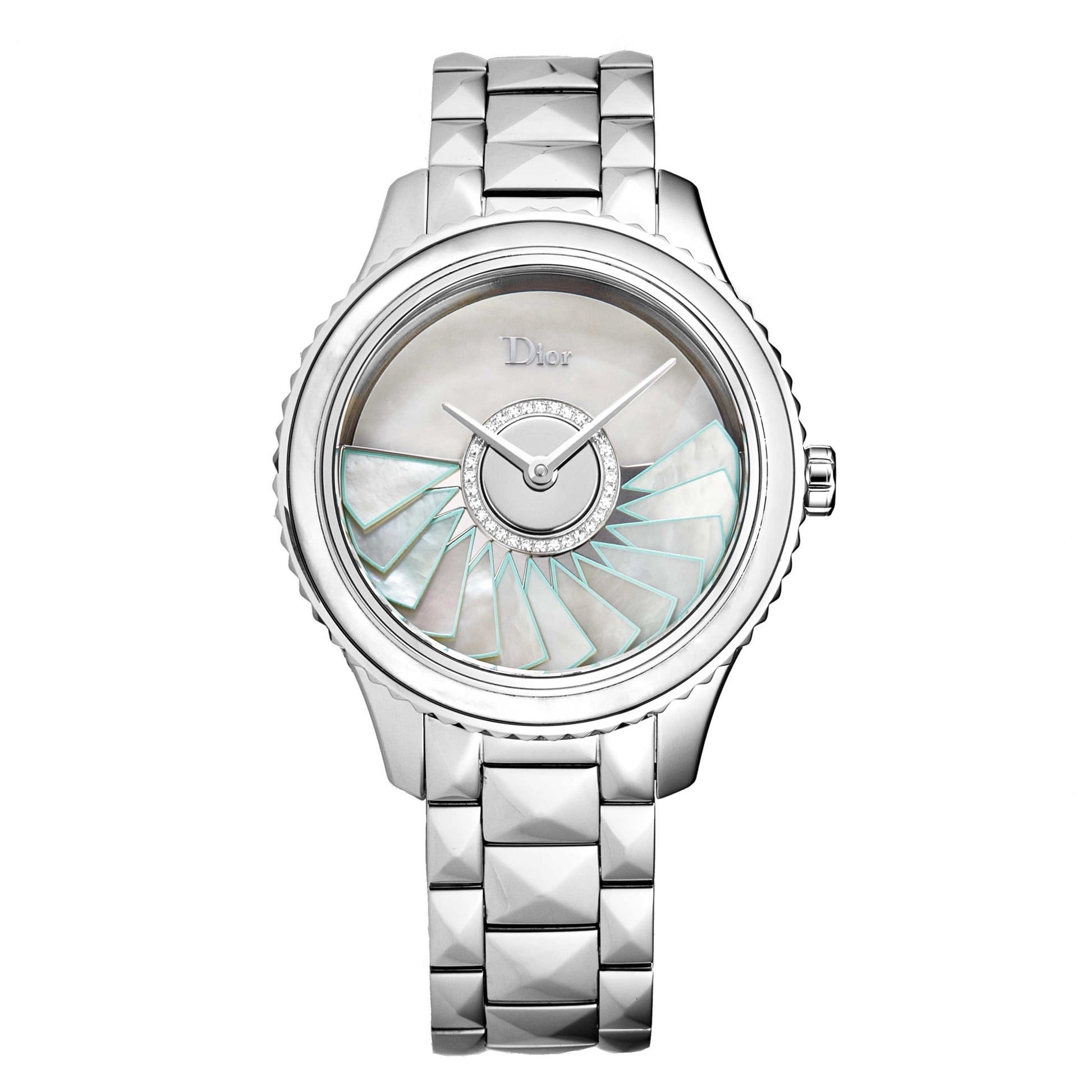 Front view of Christian Dior Grand Ball Women's Automatic Watch CD153B11M001