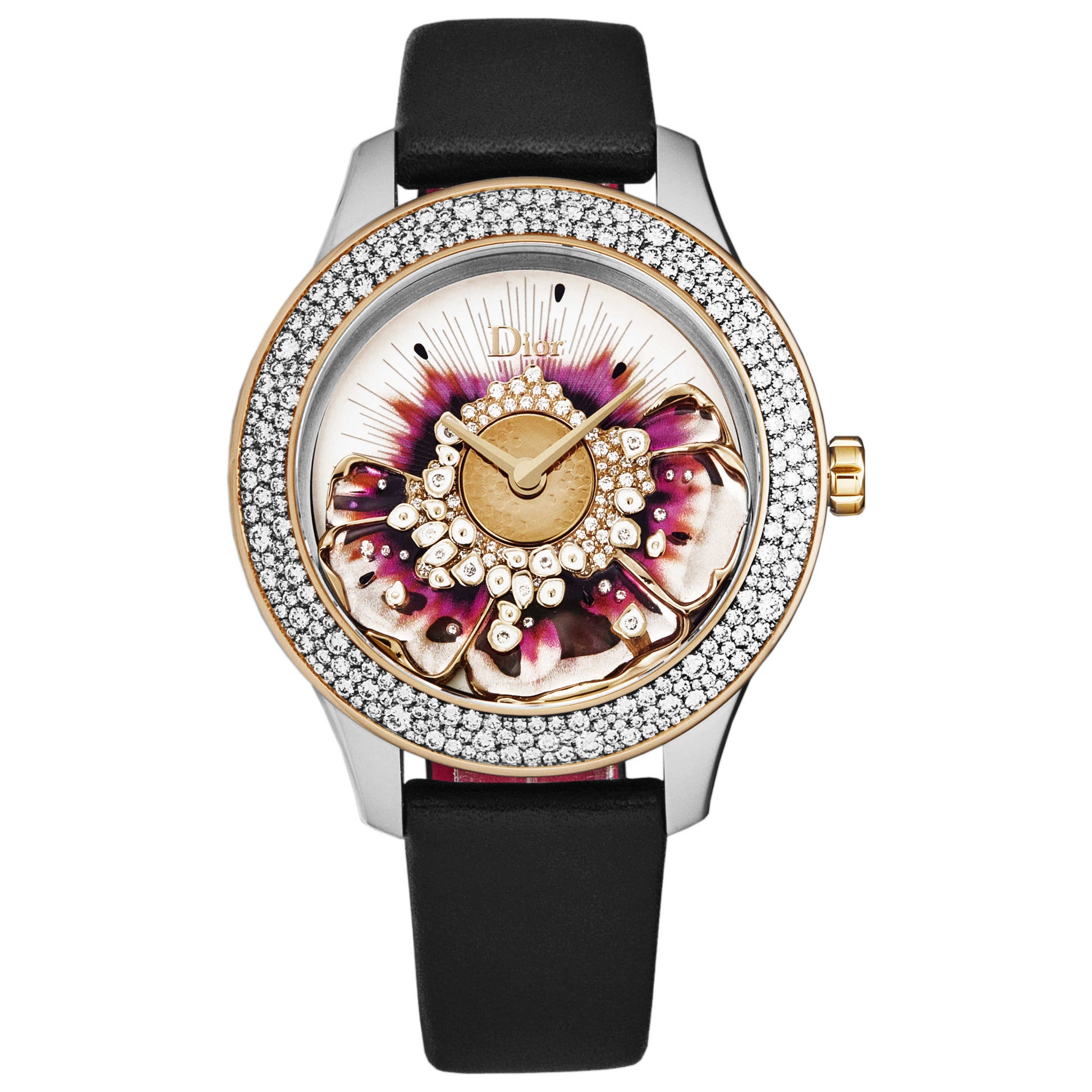 Front view of Christian Dior Grand Bal Women's Automatic Watch CD153B2DA001