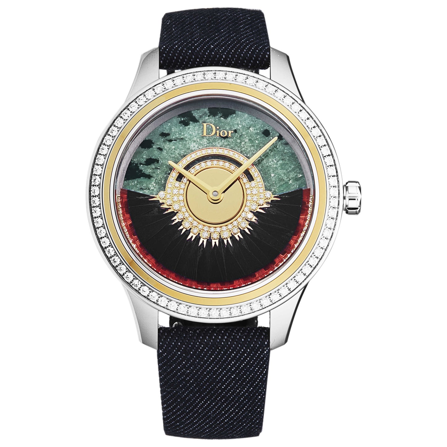 Front view of Christian Dior Grand Ball Women's Automatic Watch CD153B2LA001