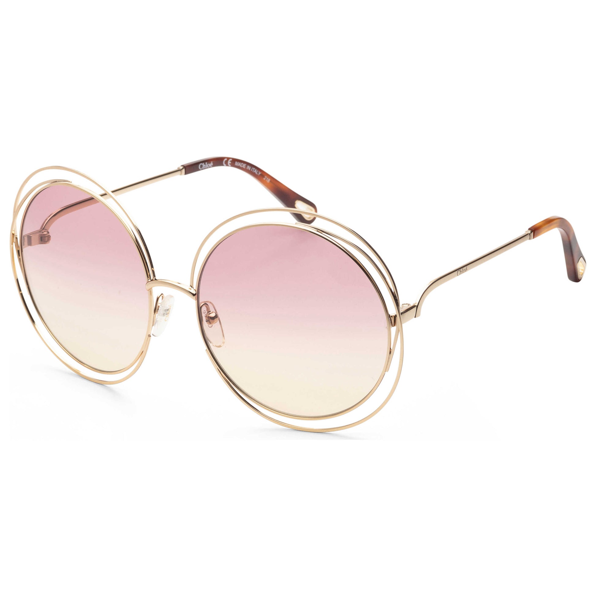 Front view of Chloe Carlina Women's Sunglasses CE114SD-702