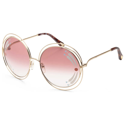 Front view of Chloe Carlina Women's Sunglasses CE114SRI-835