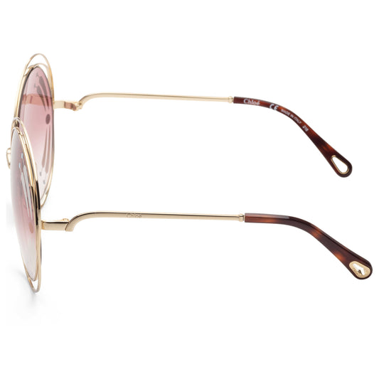 Left view of Chloe Carlina Women's Sunglasses CE114SRI-835