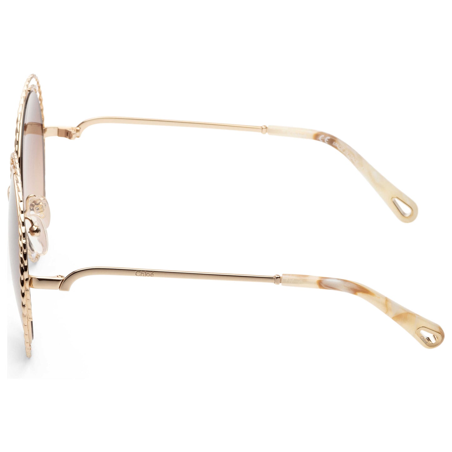 Left view of Chloe Carlina Women's Sunglasses CE114ST-743