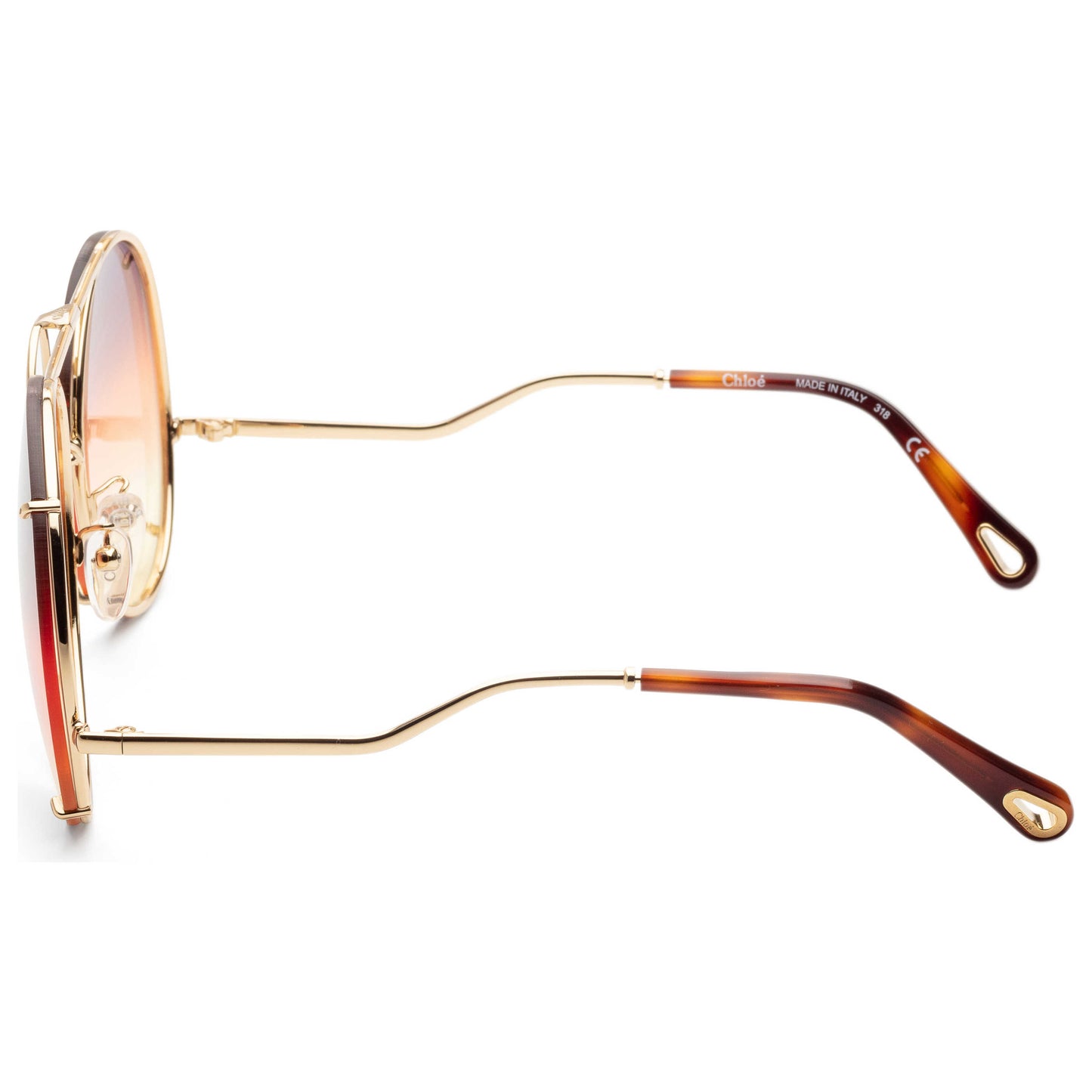 Left view of Chloe CE Women's Sunglasses CE145S-812