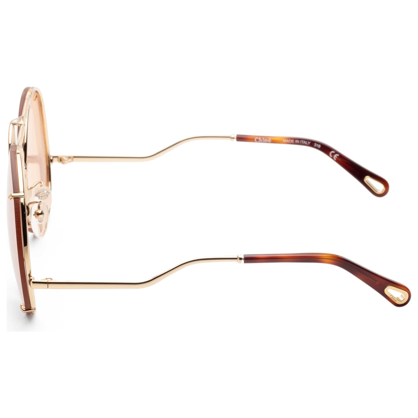 Left view of Chloe CE Women's Sunglasses CE145S-828