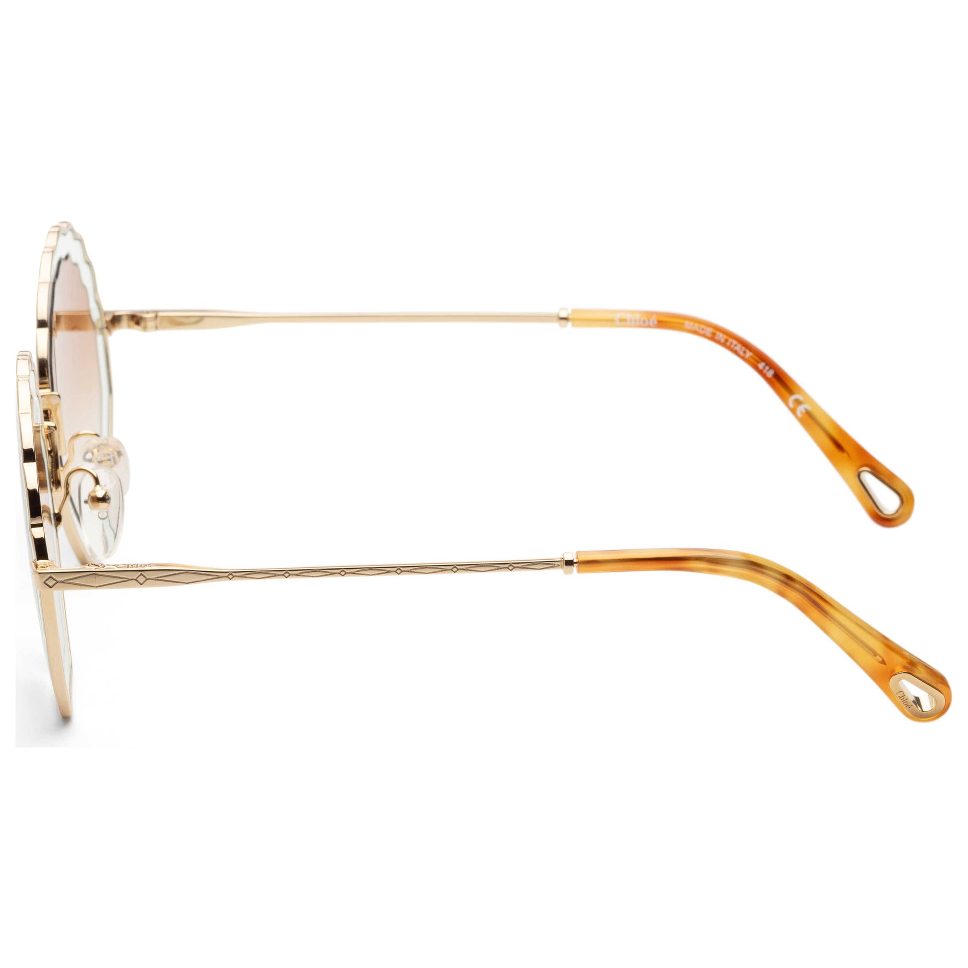 Left view of Chloe Fashion Women's Sunglasses CE147S-834