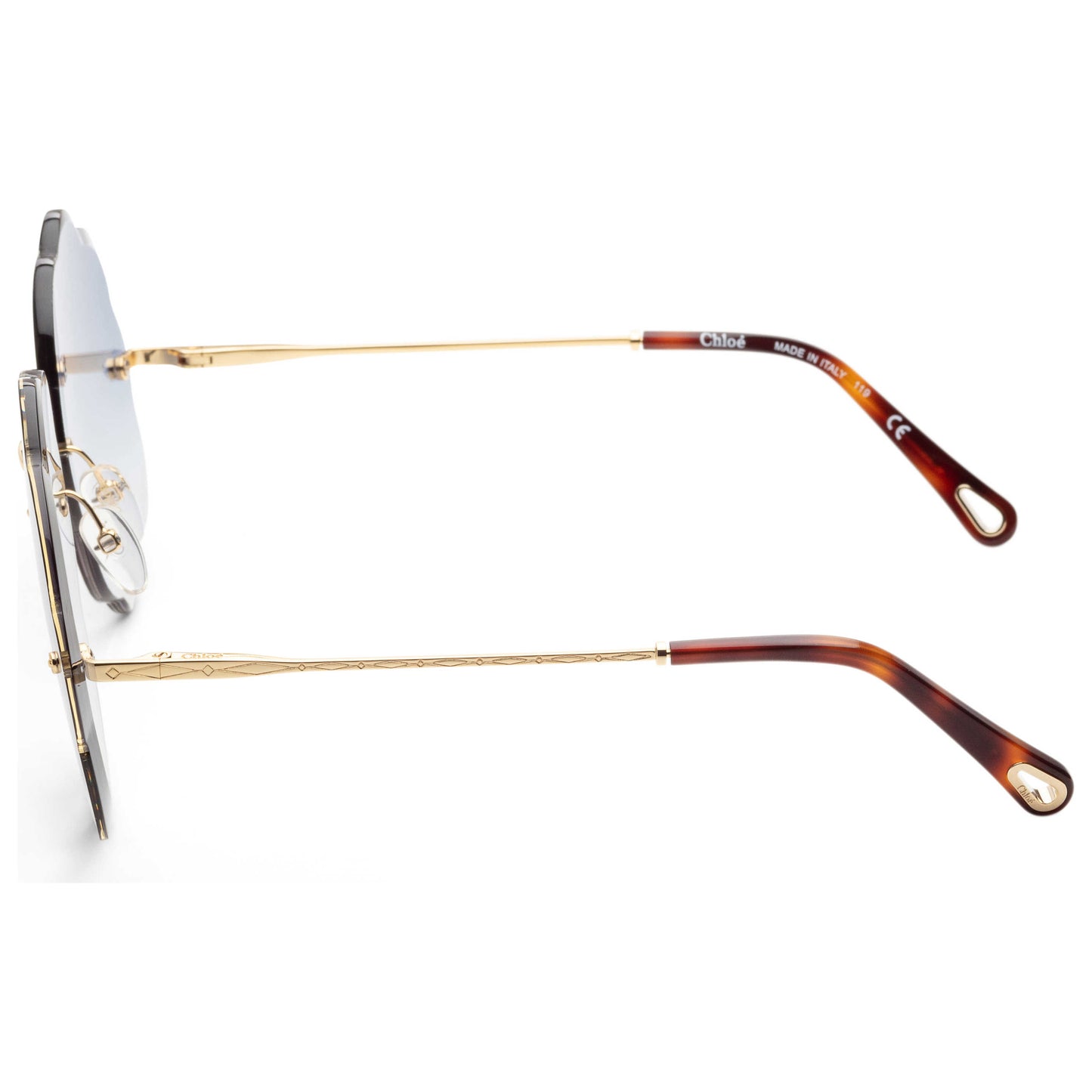 Left view of Chloe CE Women's Sunglasses CE156S-816