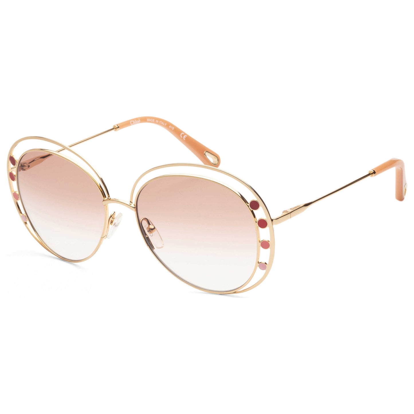Front view of Chloe CE Women's Sunglasses CE169S-742