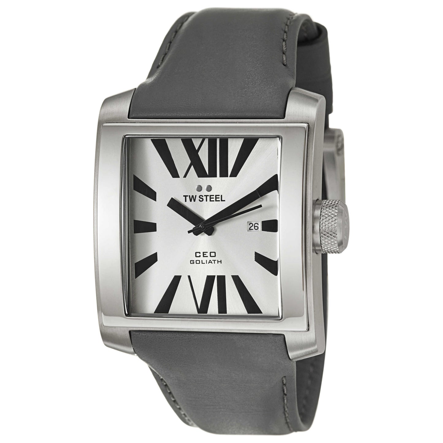 Front view of TW Steel CEO Goliath Men's Japanese Quartz (Battery-Powered) Watch CE3002