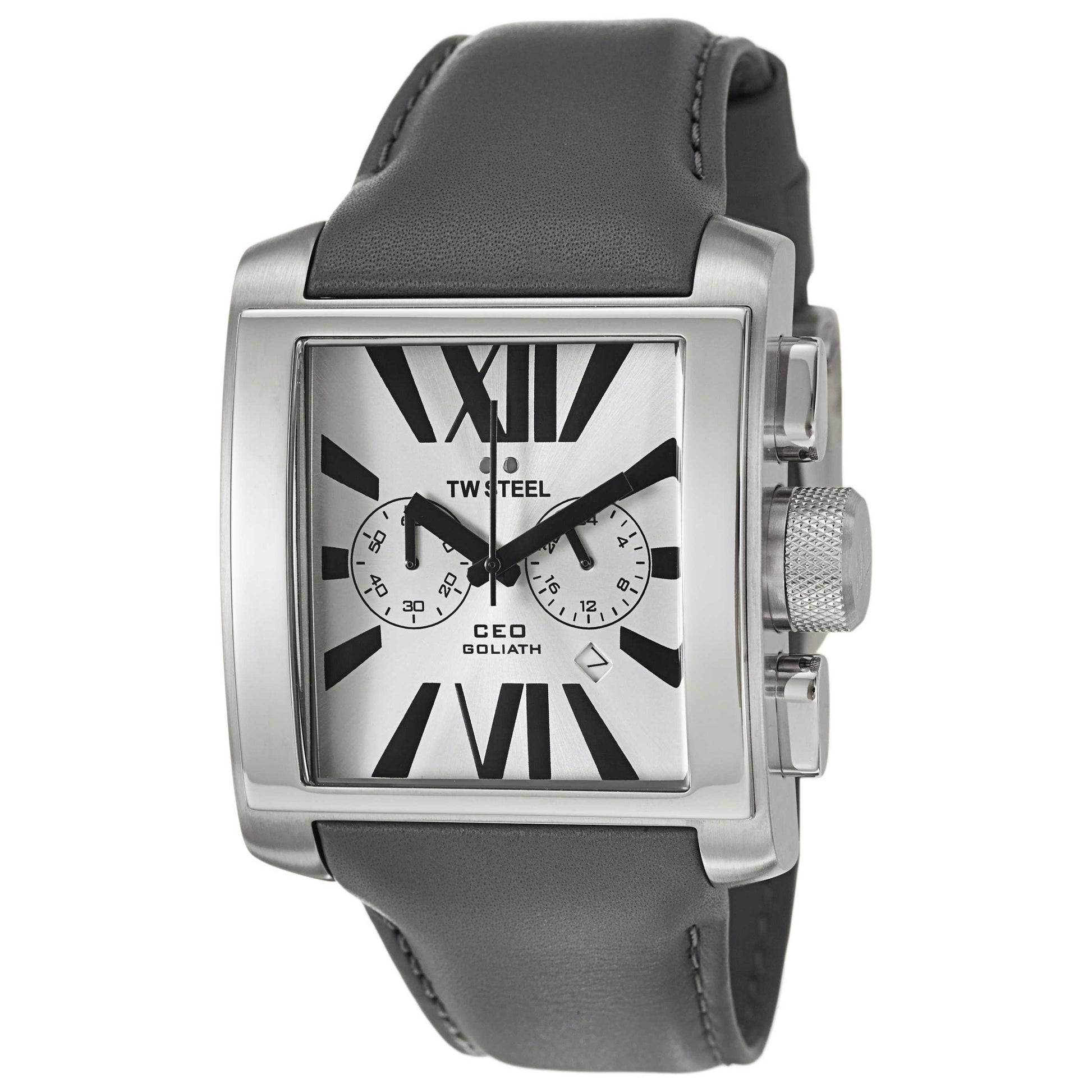 Front view of TW Steel CEO Goliath Men's Japanese Quartz (Battery-Powered) Watch CE3003