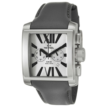 Front view of TW Steel CEO Goliath Men's Japanese Quartz (Battery-Powered) Watch CE3003