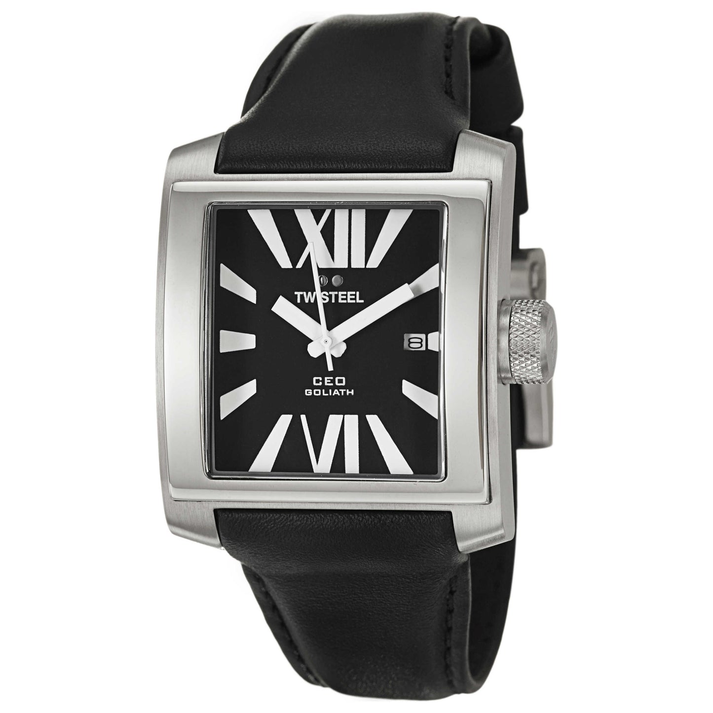 Front view of TW Steel CEO Goliath Men's Japanese Quartz (Battery-Powered) Watch CE3004