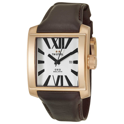 Front view of TW Steel CEO Goliath Men's Japanese Quartz (Battery-Powered) Watch CE3008