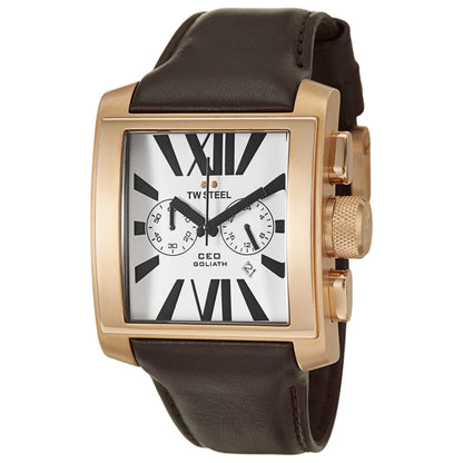 Front view of TW Steel CEO Goliath Men's Japanese Quartz (Battery-Powered) Watch CE3009