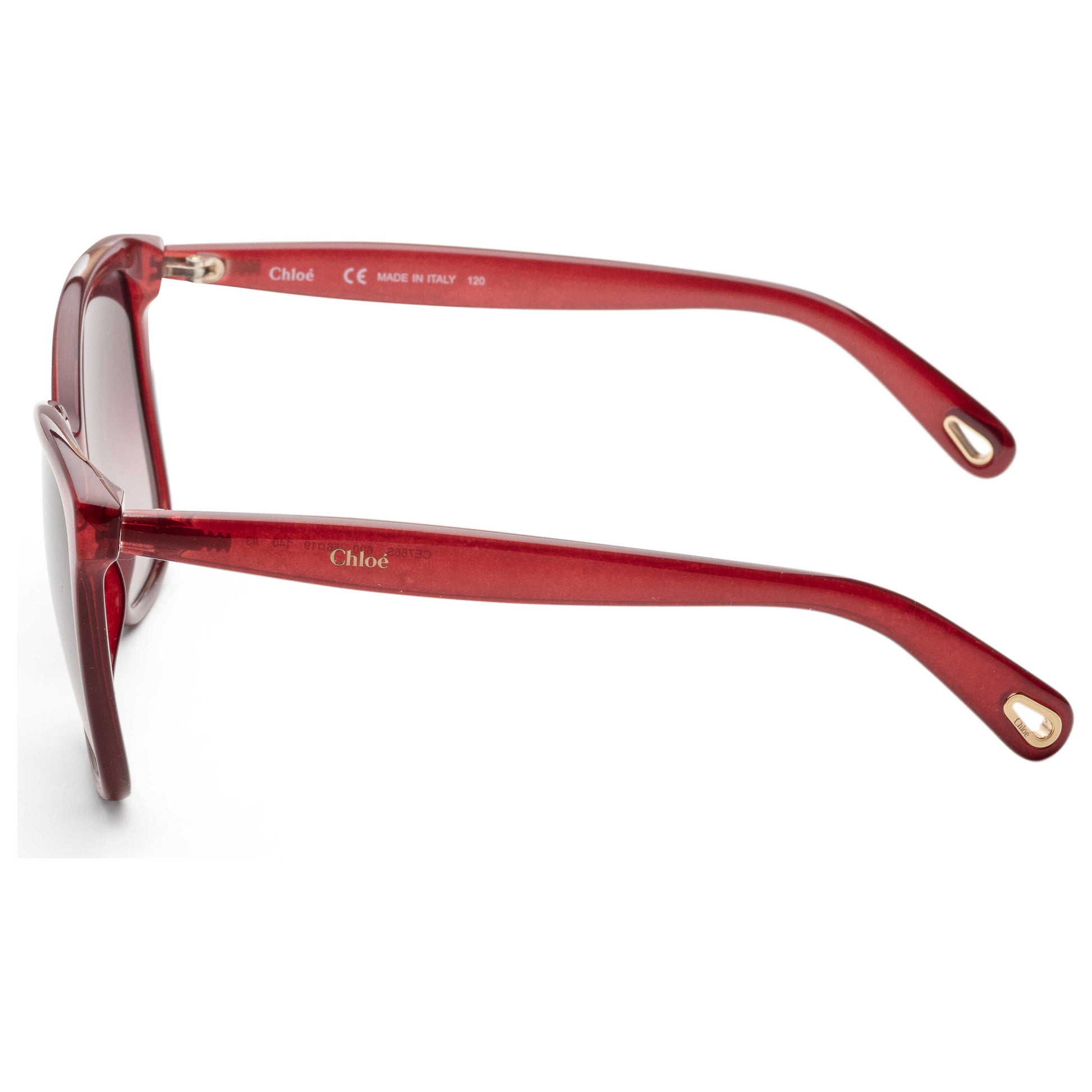 Left view of Chloe CE Women's Sunglasses CE766S-620