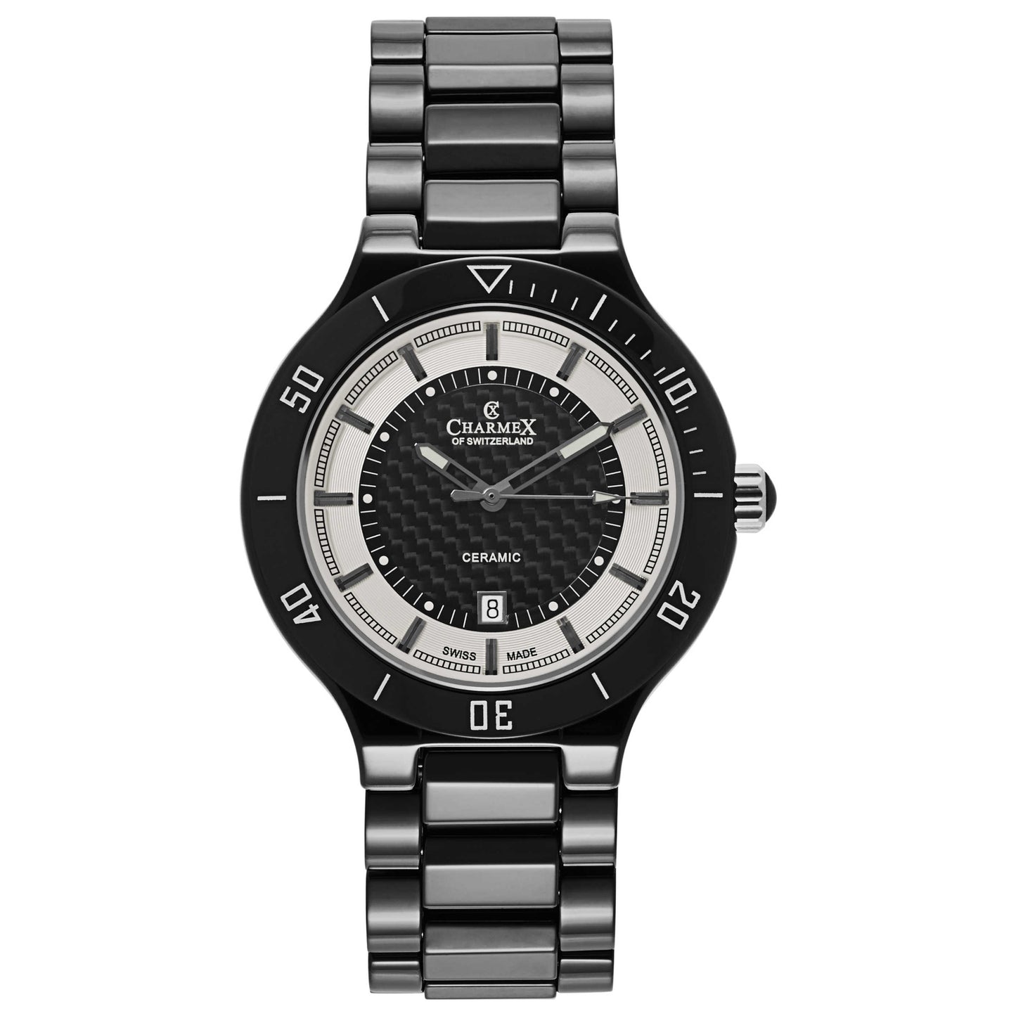 Front view of Charmex San Remo Men's Swiss Quartz (Battery-Powered) Watch CH-2695