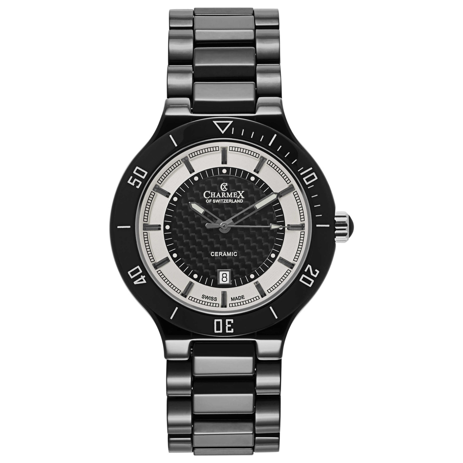 Front view of Charmex San Remo Men's Swiss Quartz (Battery-Powered) Watch CH-2695