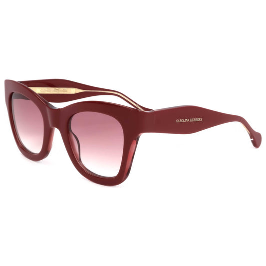 Front view of Carolina Herrera Women's Sunglasses CH0015-S-LHF-50