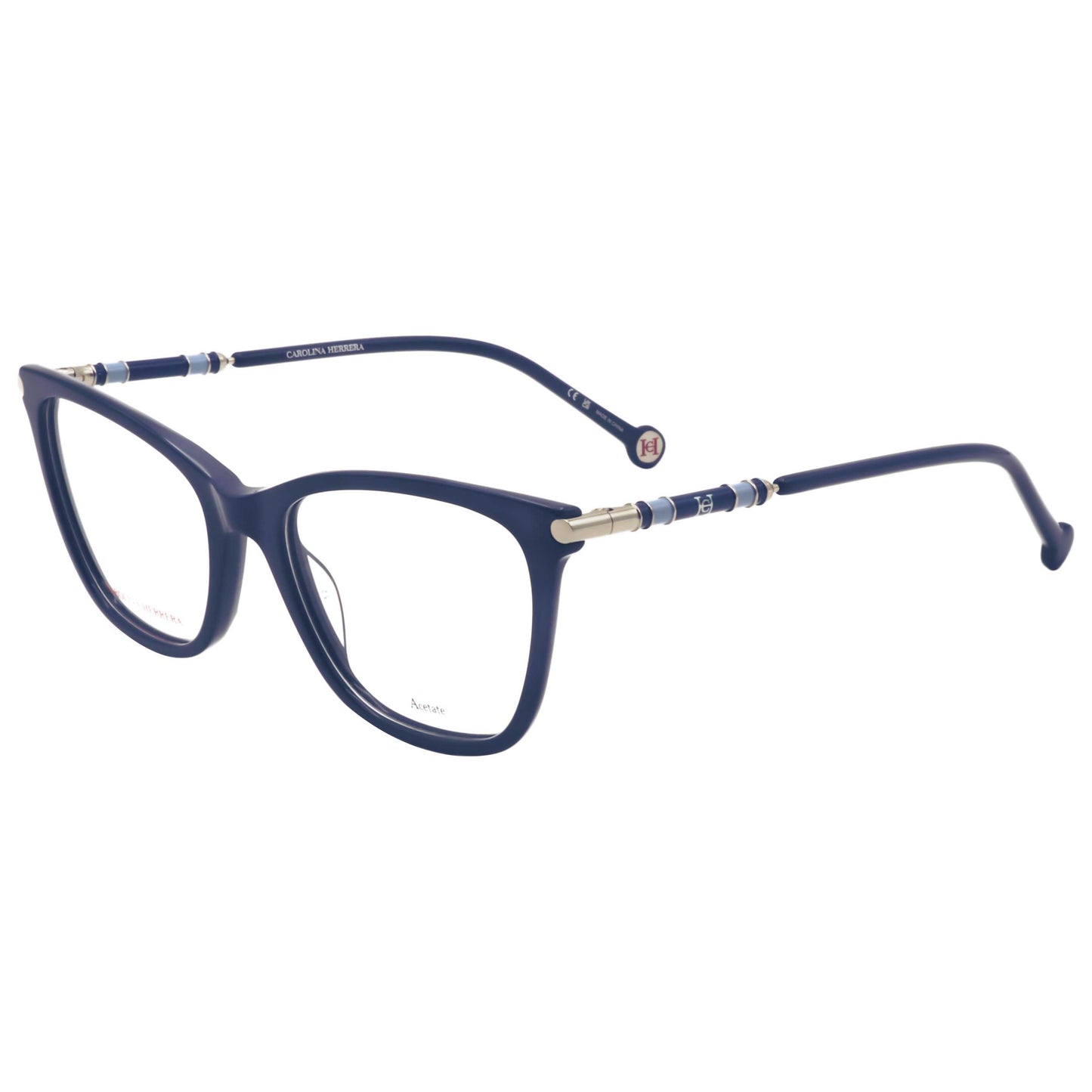 Front view of Carolina Herrera Women's Opticals CH0028-PJP-53