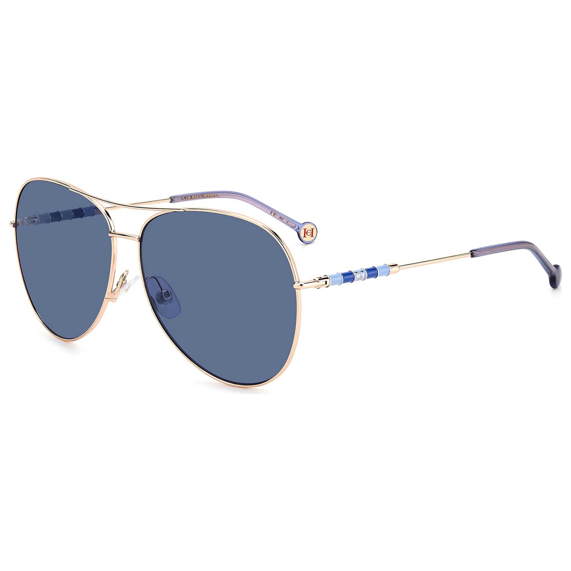 Front view of Carolina Herrera Fashion Women's Sunglasses CH0034S-0DDB-KU