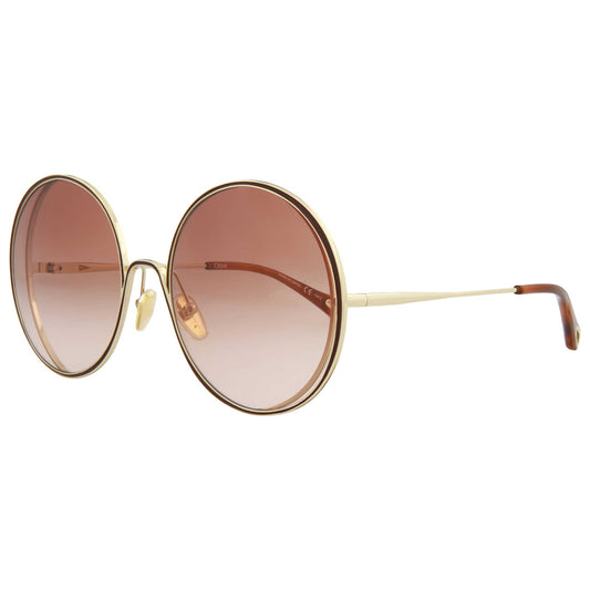 Front view of Chloe Novelty Women's Sunglasses CH0037SA-30009908-004