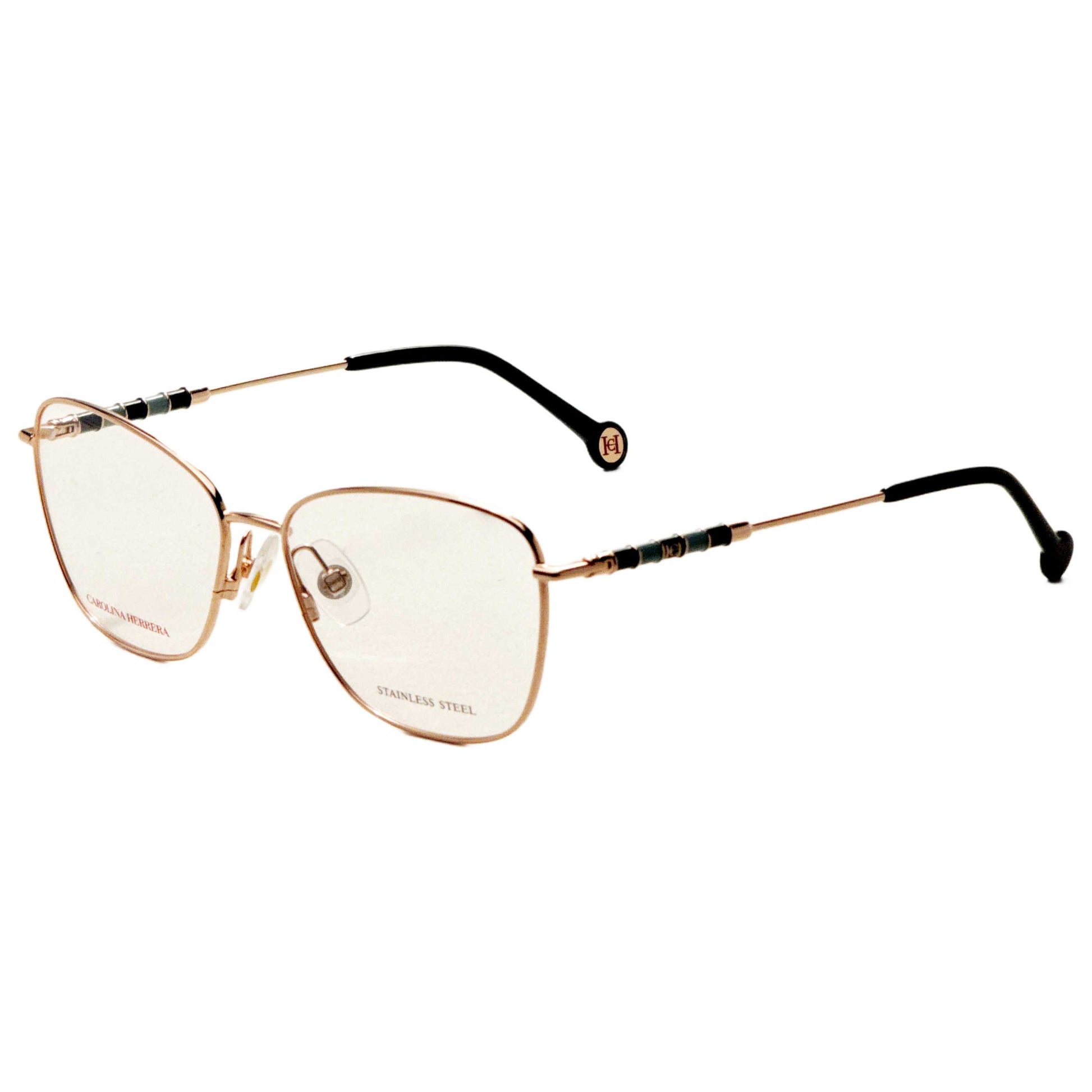 Front view of Carolina Herrera Women's Opticals CH0039-PEF-55
