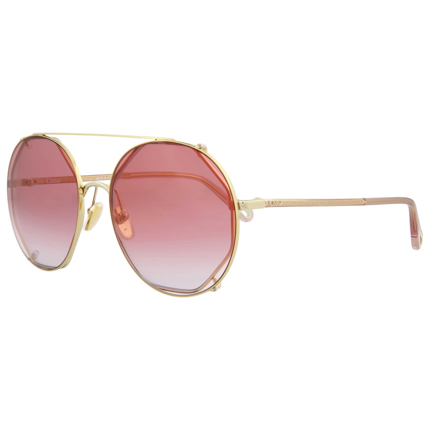 Front view of Chloe Novelty Women's Sunglasses CH0041S-30009770-004