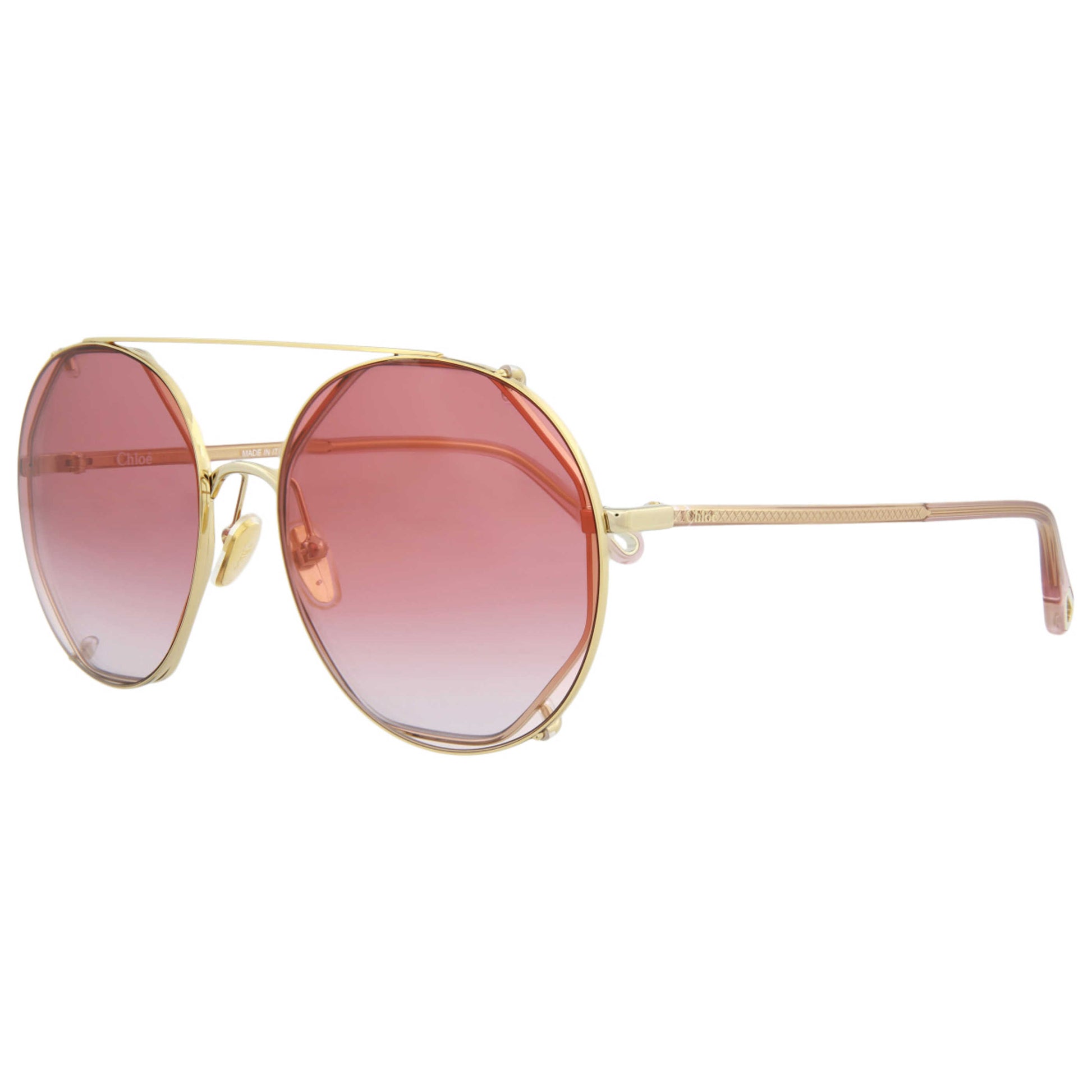 Front view of Chloe Novelty Women's Sunglasses CH0041S-30009770-004