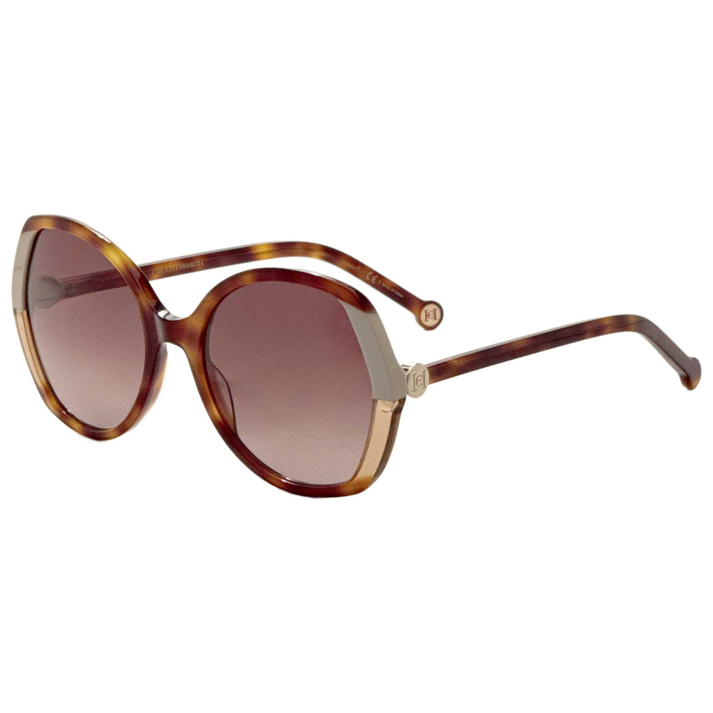 Front view of Carolina Herrera Women's Sunglasses CH0051-S-C1H-58