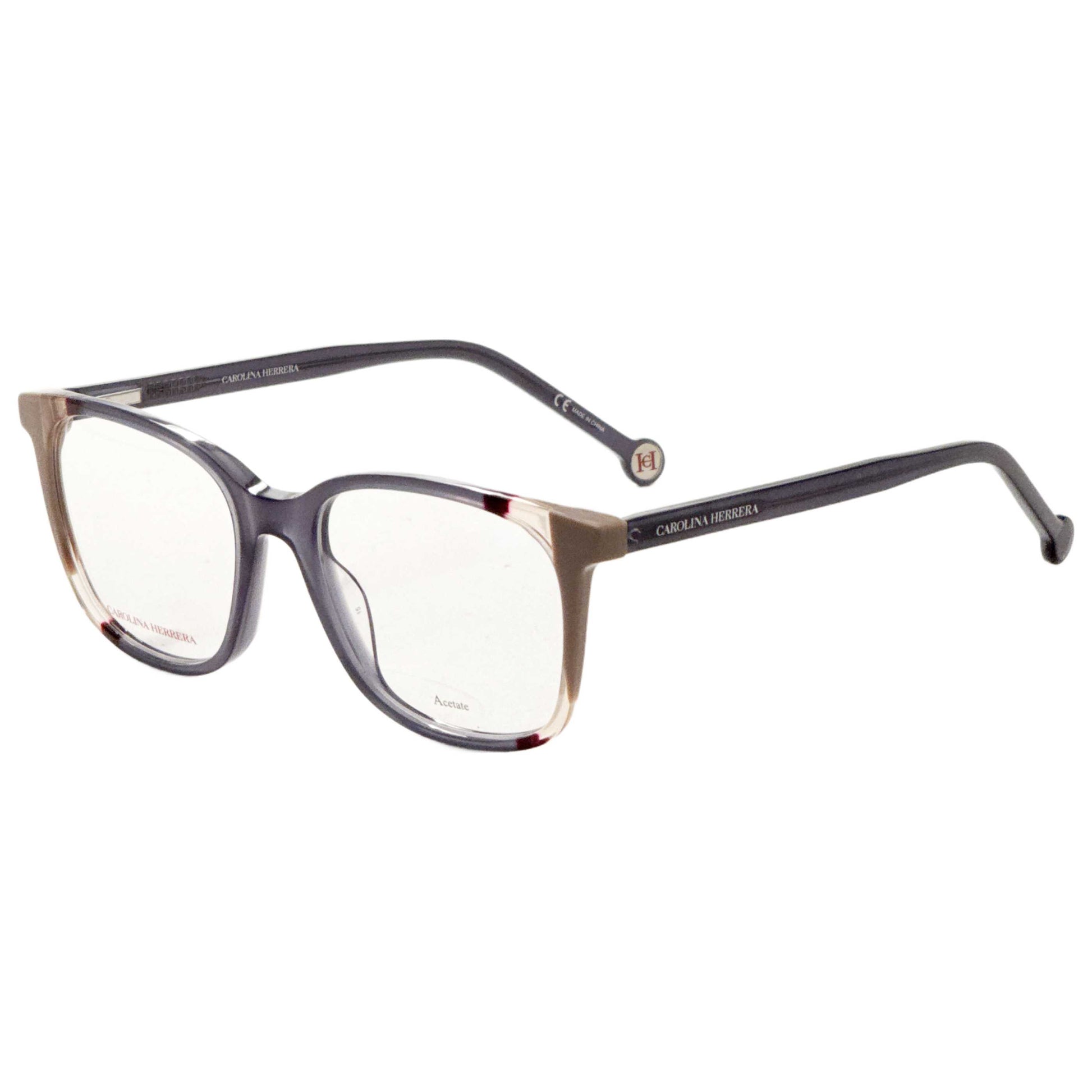 Front view of Carolina Herrera Women's Opticals CH0065-HBJ-52
