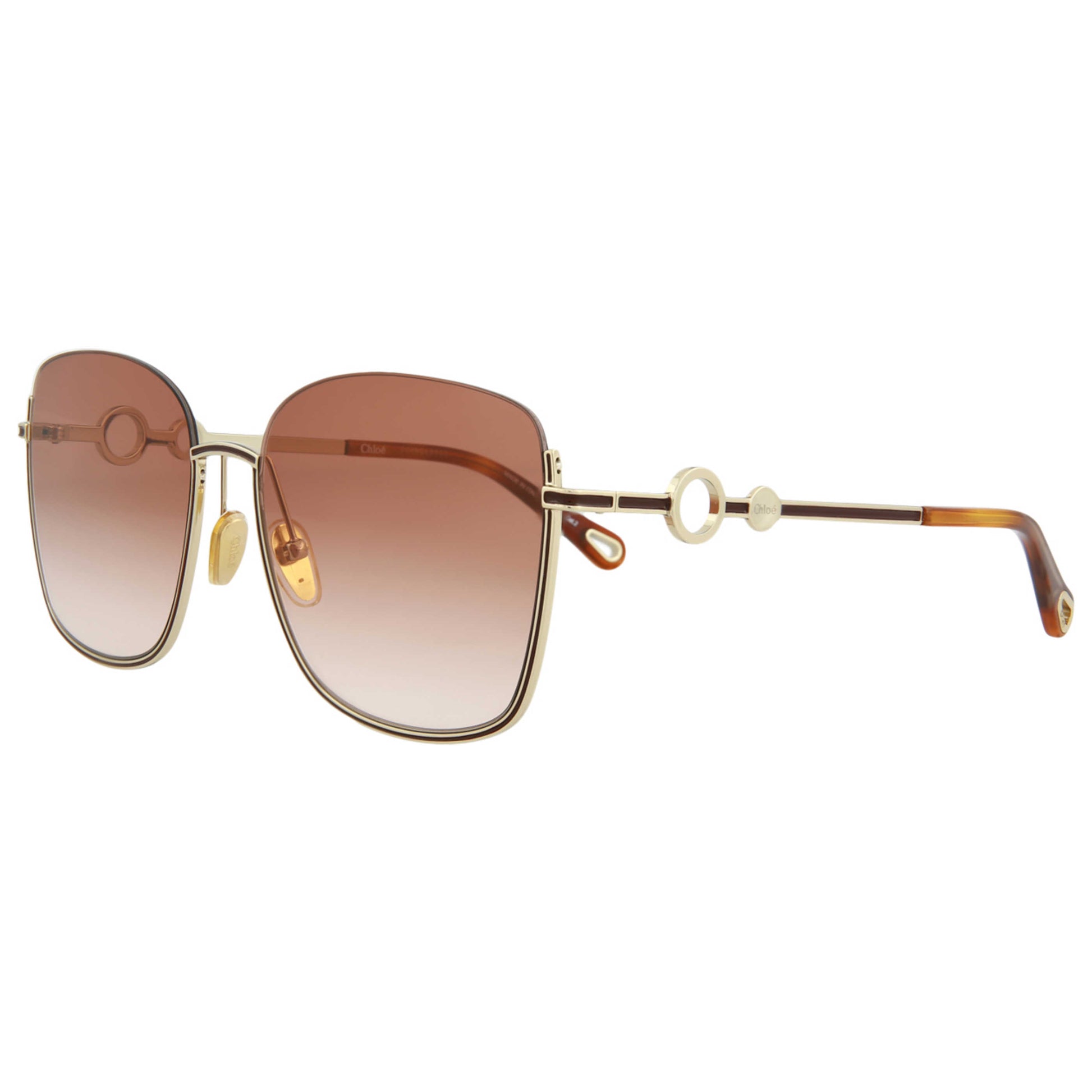 Front view of Chloe Novelty Women's Sunglasses CH0070SK-30011505-002