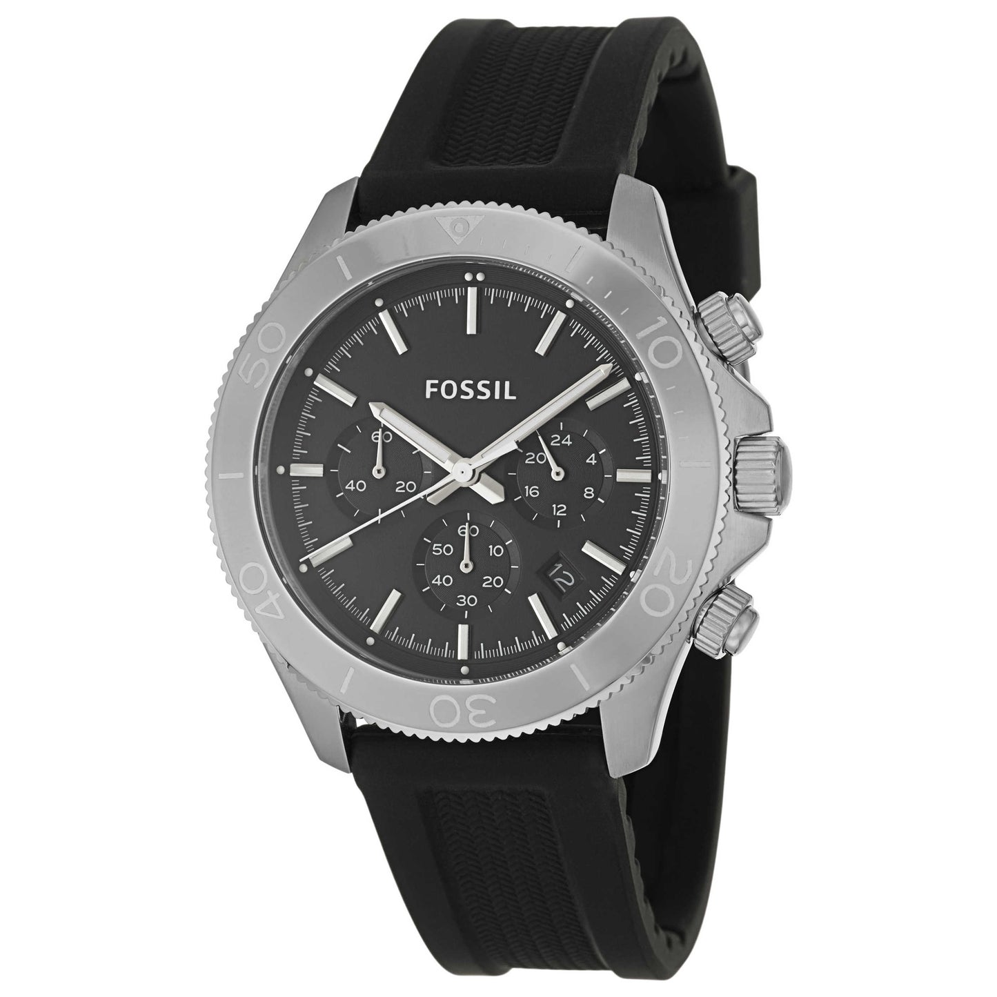 Front view of Fossil Retro Traveler Men's Japanese Quartz (Battery-Powered) Watch CH2851