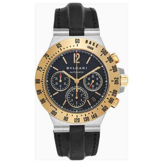 Front view of Bulgari Diagono Professional Men's Automatic Watch CH40SGLDTA-SD