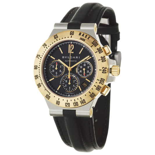 Front view of Bulgari Diagono Professional Men's Automatic Watch CH40SGLDTA