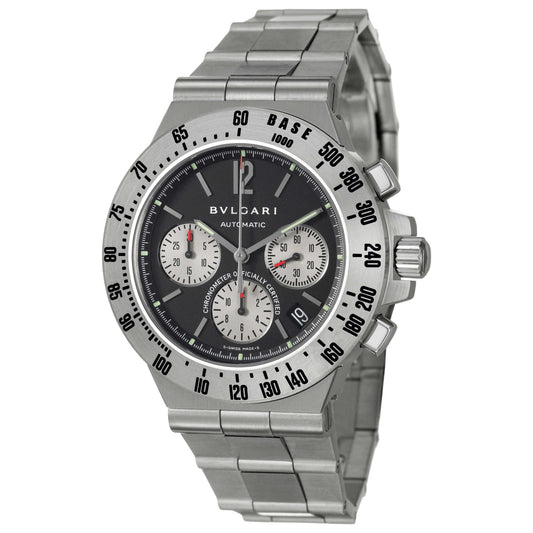 Front view of Bulgari Diagono Professional Men's Automatic Watch CH40SSDTA